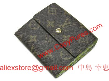 LOUIS VUITTON　ルイヴィトン　モノグラム・フルリ　LV　フラワー・モチーフ　ヴェール　Wホック財布　ポルトフォイユ・エリーズ　M60237